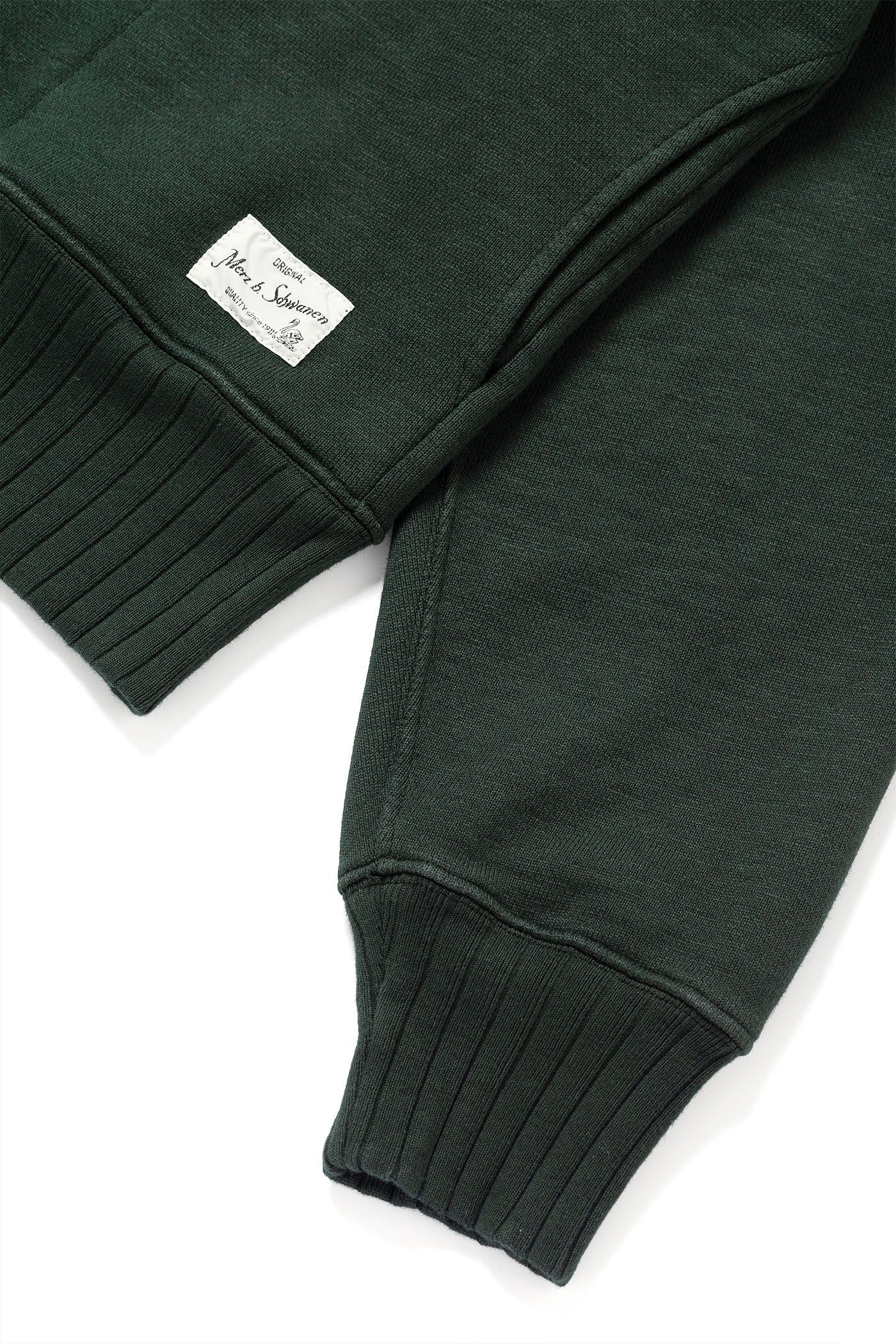 MERZB RFHD01 Heavyweight Rugged Fleece Cotton Hoodie Forest