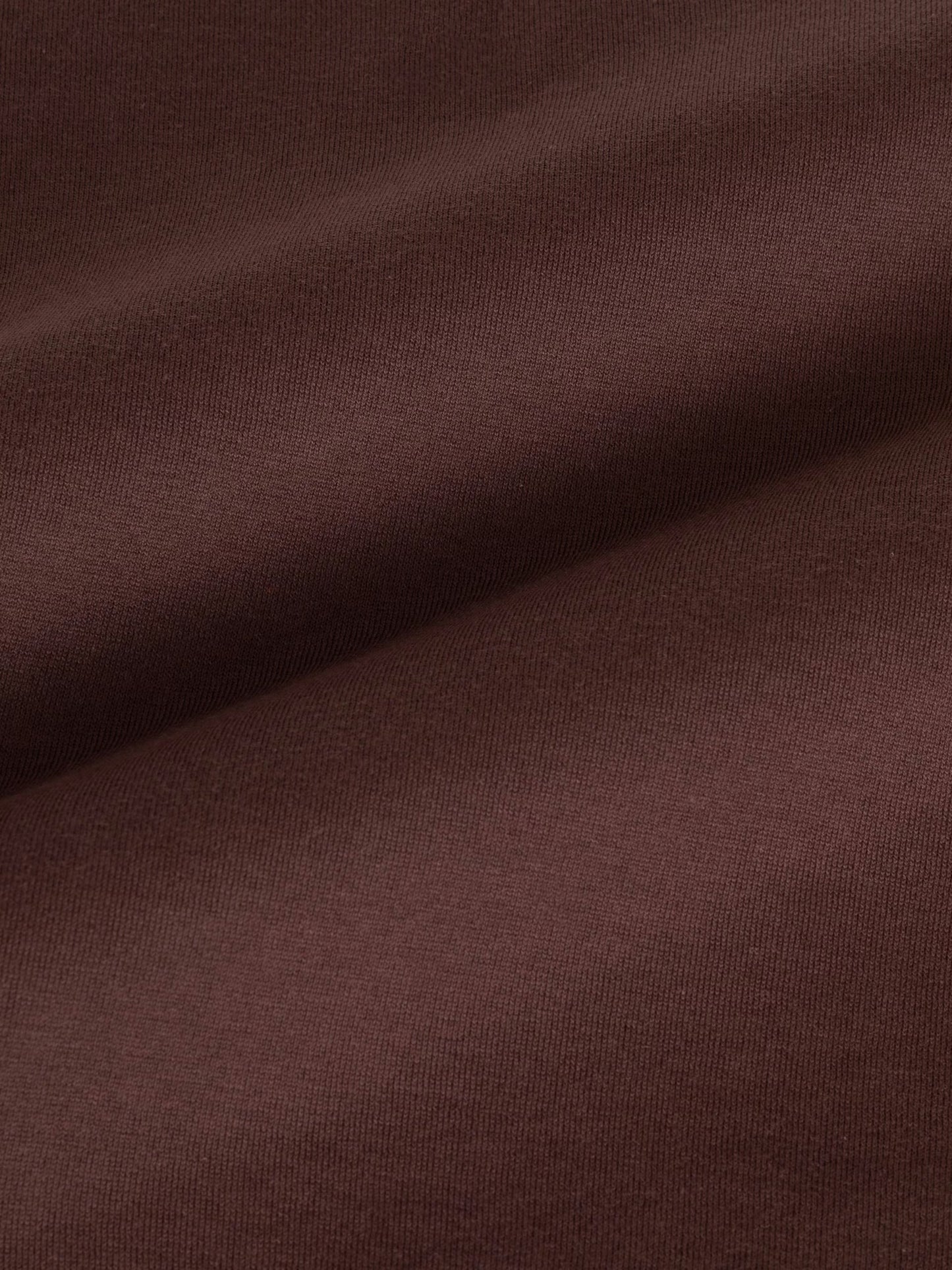 JSY KEMPTON Men Sea Island Cotton T-Shirt Raisin