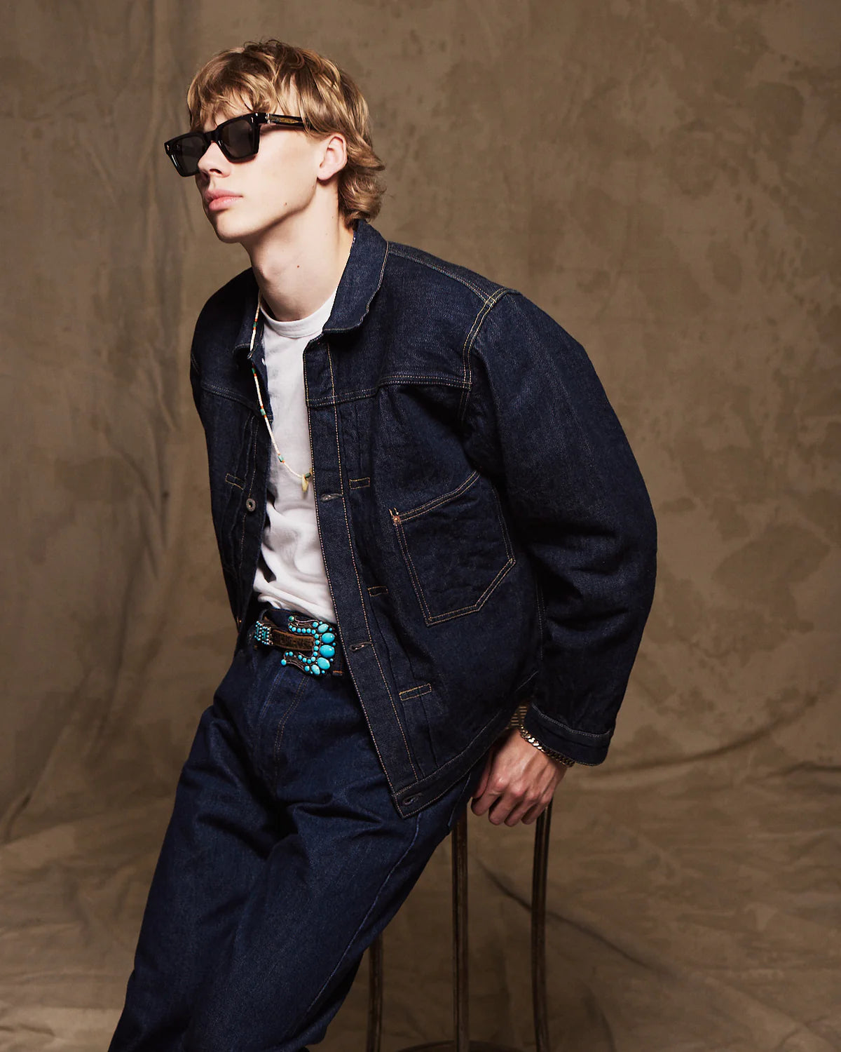 FTA BUDDY Jacket Japan Denim Selvedge Indigo Rinse