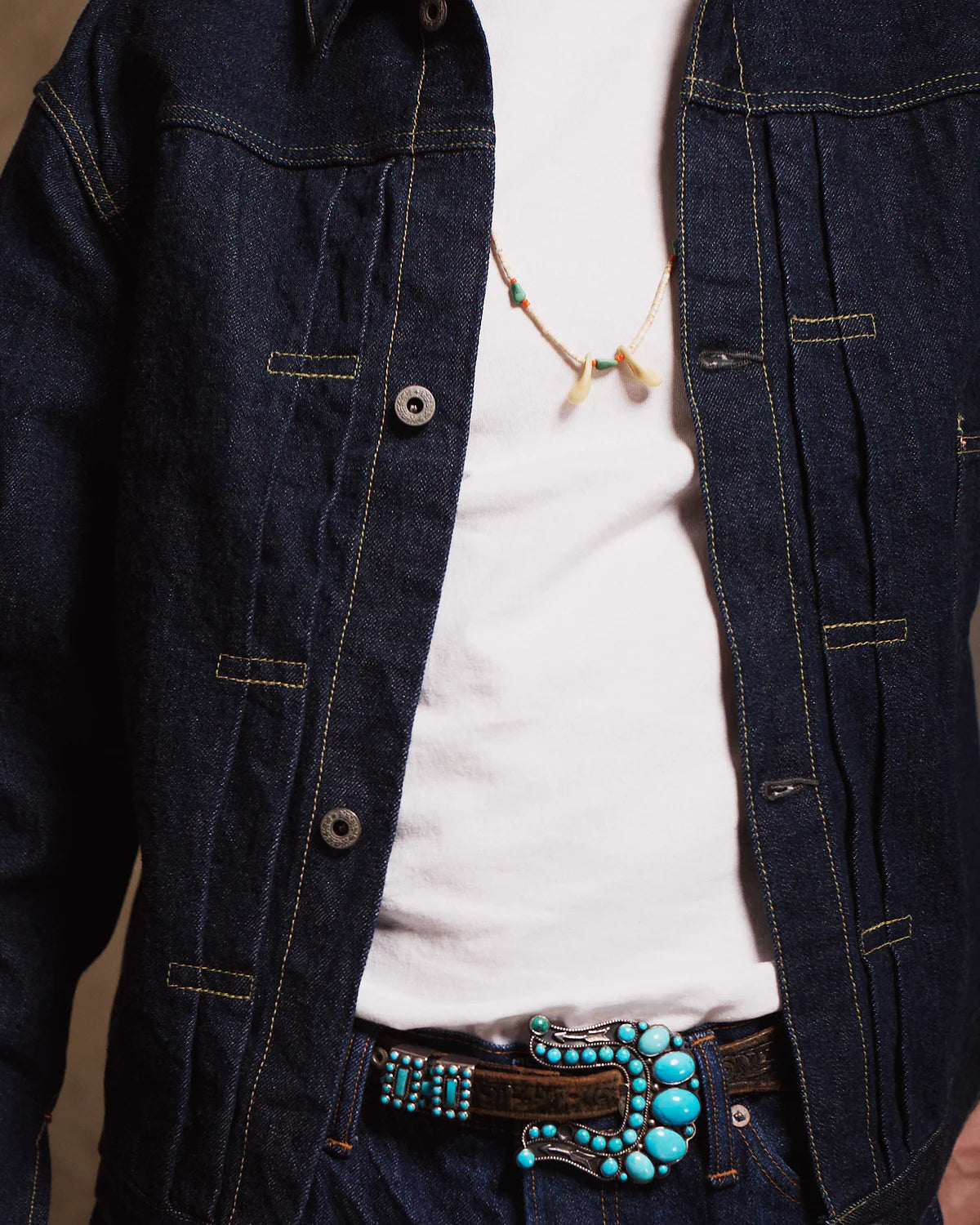 FTA BUDDY Jacket Japan Denim Selvedge Indigo Rinse