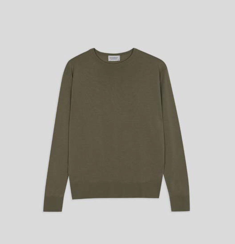 JSY EMMY Women Merino Pullover Mansfield Green