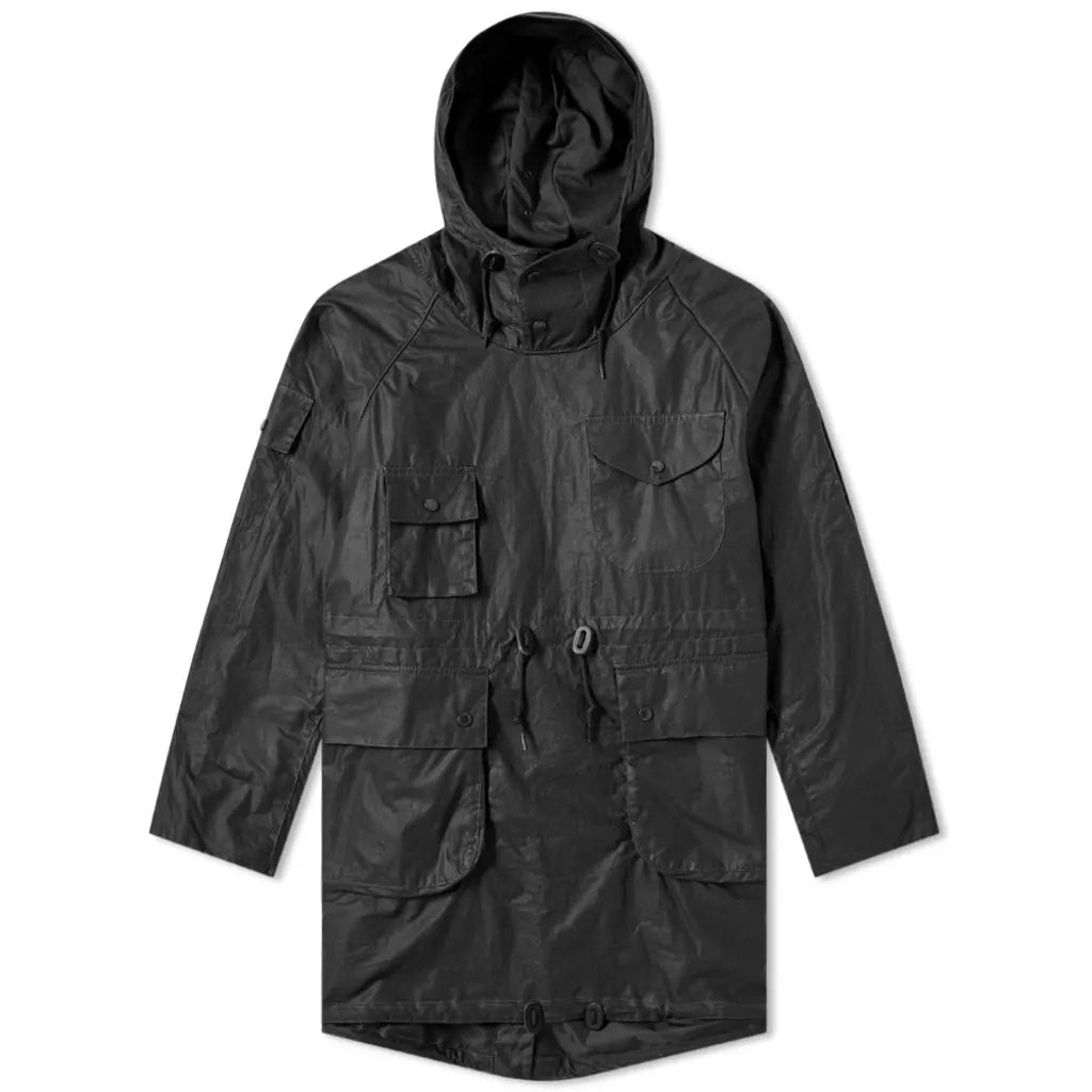 Barbour X Engineered Garments Cowen Wax Jacket Black Houses Shop