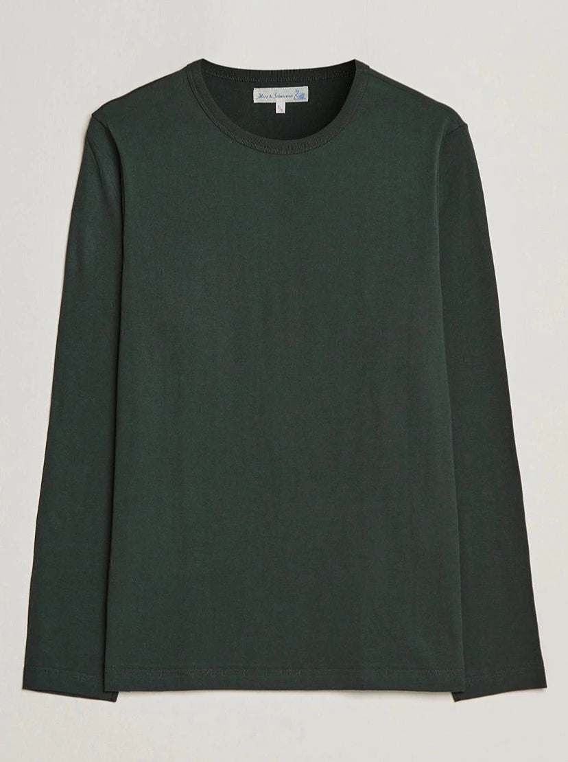 MZB Men's 1950sLS T-shirt Long sleeve 5.5oz Forest