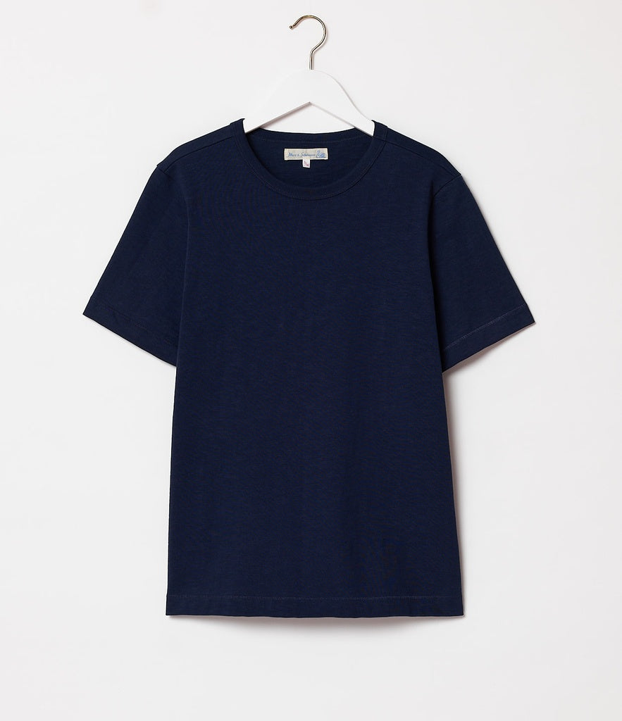 MZB Men's 2S14 Heavy Relaxed T-Shirt 13.4oz Ink Blue