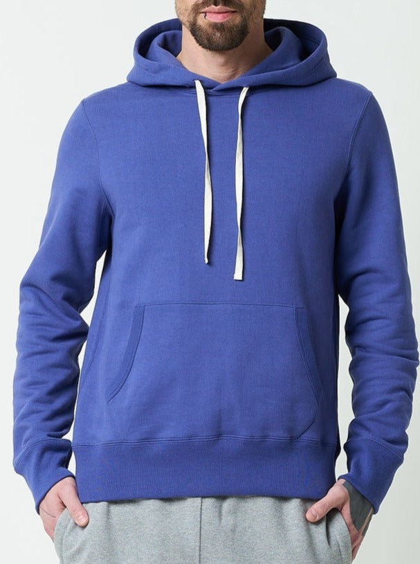 MZB Men'S 382 Loopwheeled Hoodie 12oz Pacific