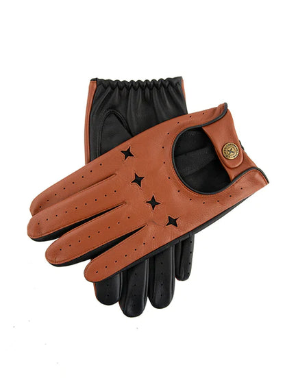 DTS RECER Men's The Suited Racer Touchscreen Leather Driving Gloves