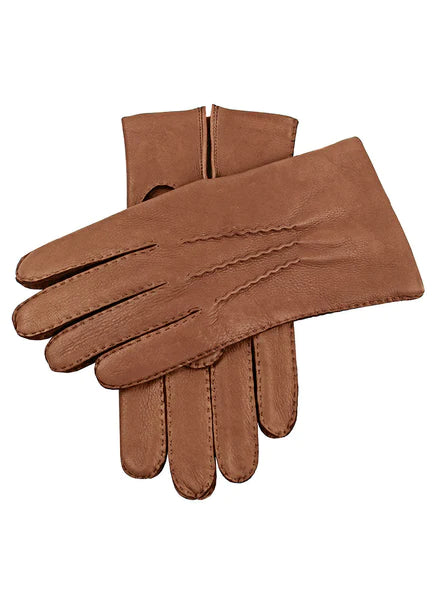 DTS CAMBRIDGE Men's Cashmere Lined Deerskin Leather