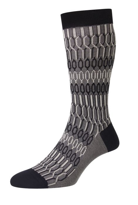 PTA Islington Textured Jacquard Cotton Men's Socks