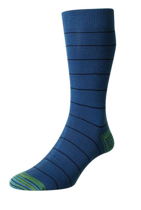 PTA Nomura Thin Stripe Organic Cotton Men's Socks