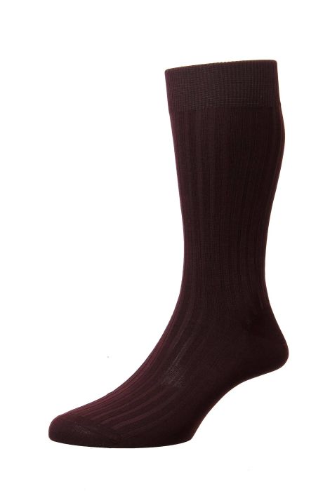 PTA Danvers 5x3 Ribs Egyptian Cotton Lisle Men's Socks