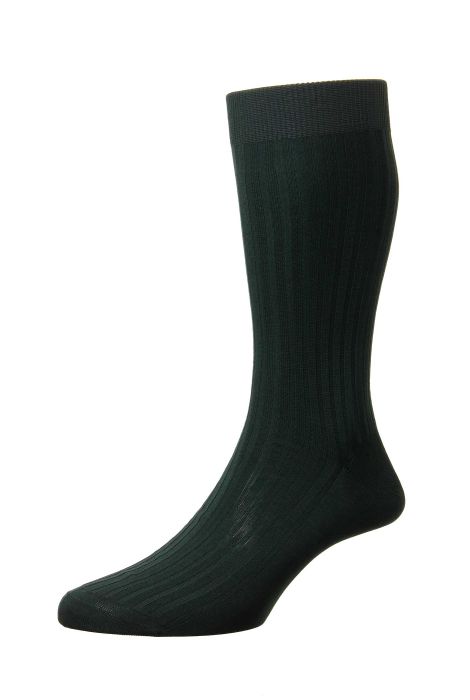 PTA Danvers 5x3 Ribs Egyptian Cotton Lisle Men's Socks