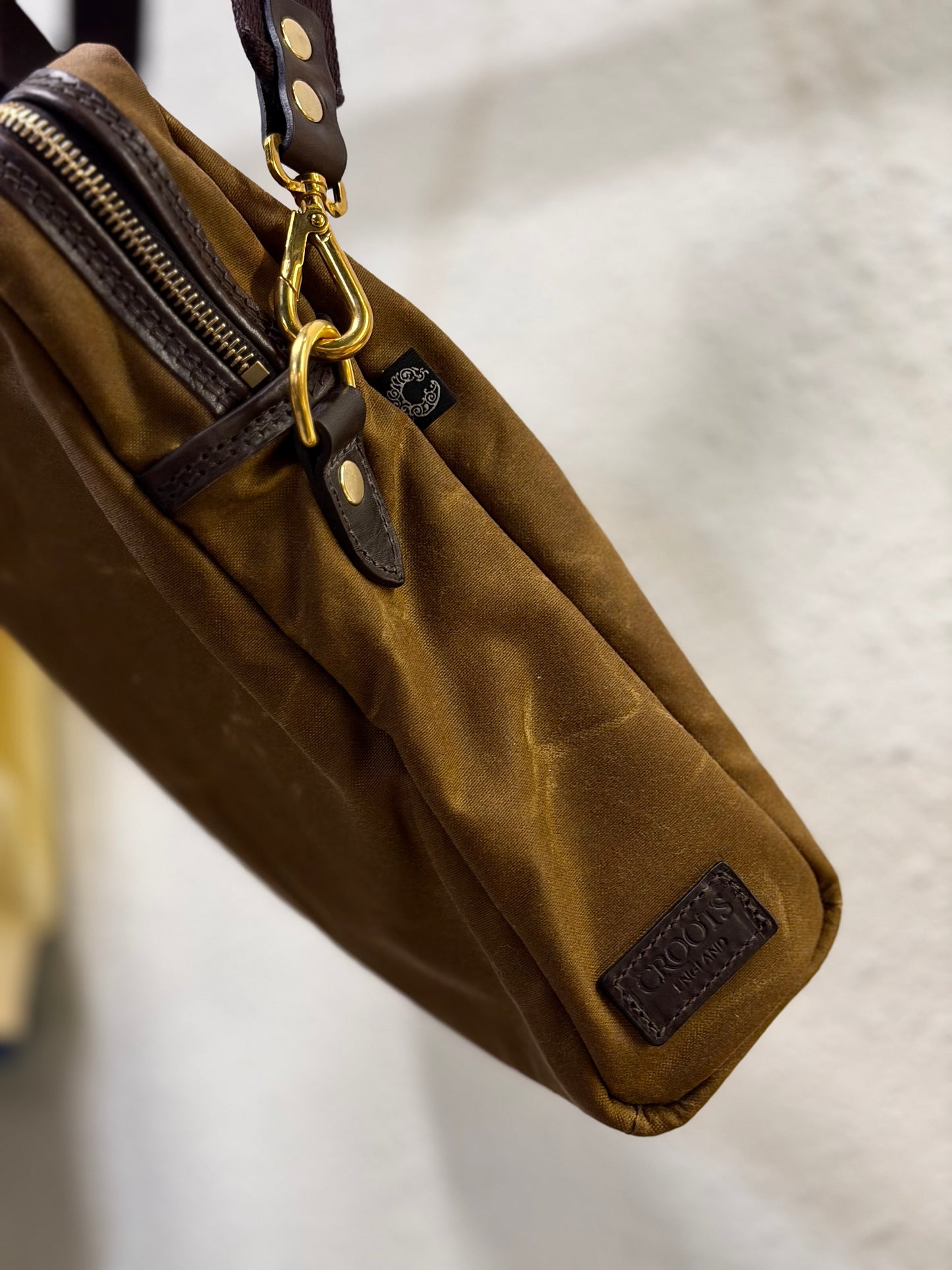 CRT Light Waxed Laptop Bags