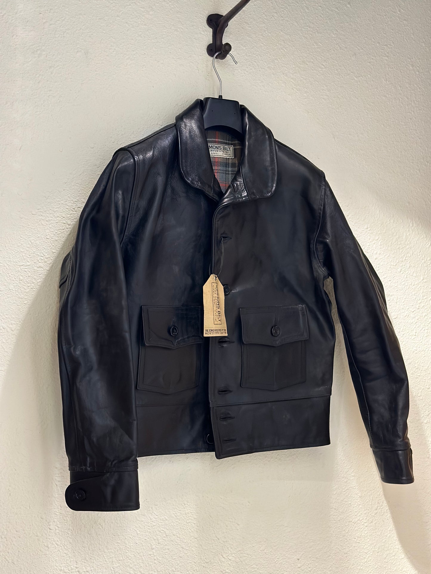 SSB CIVILIAN WWII Leather jacket
