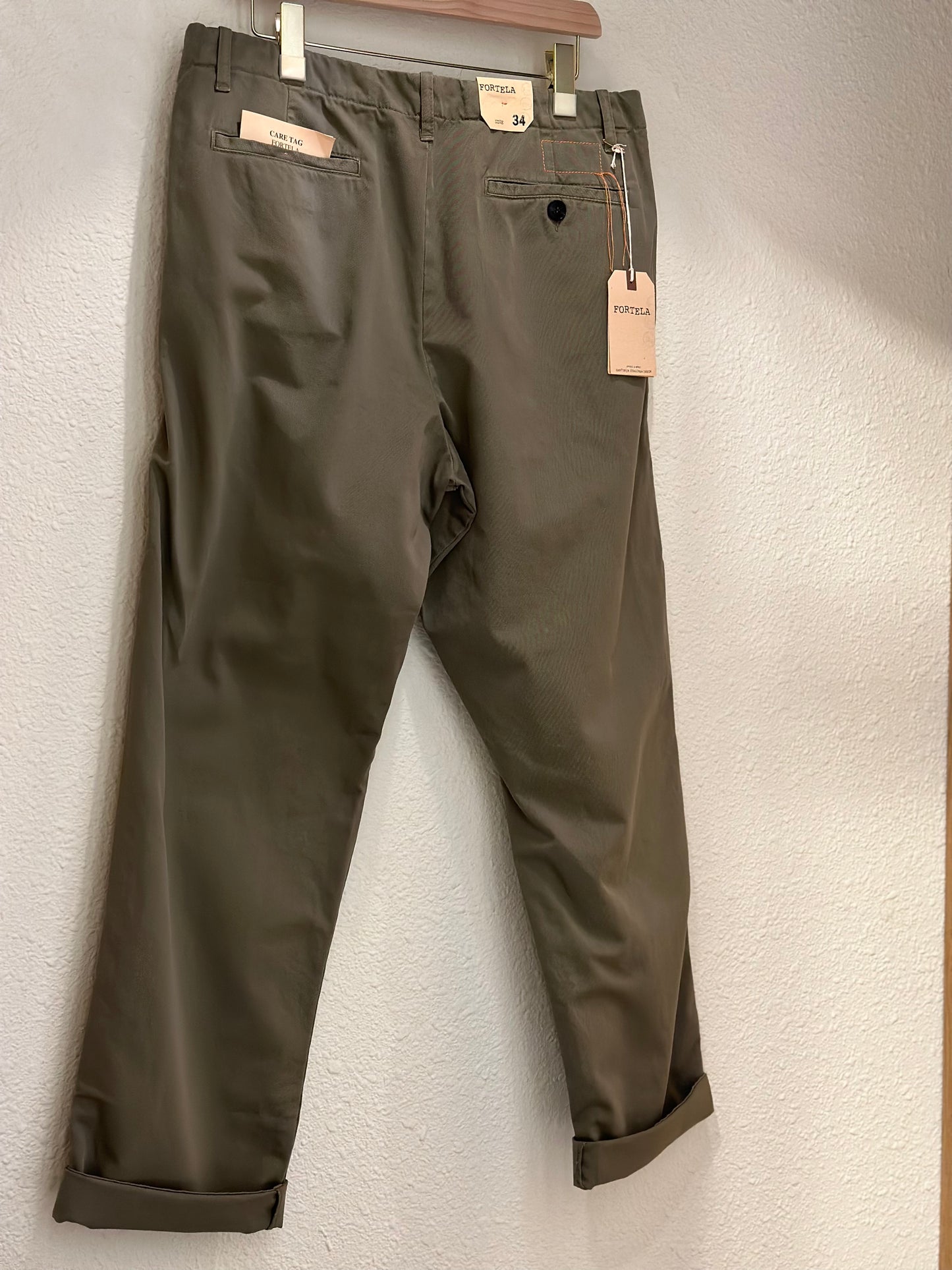 FTA WALLACE Cotton Chino Olive