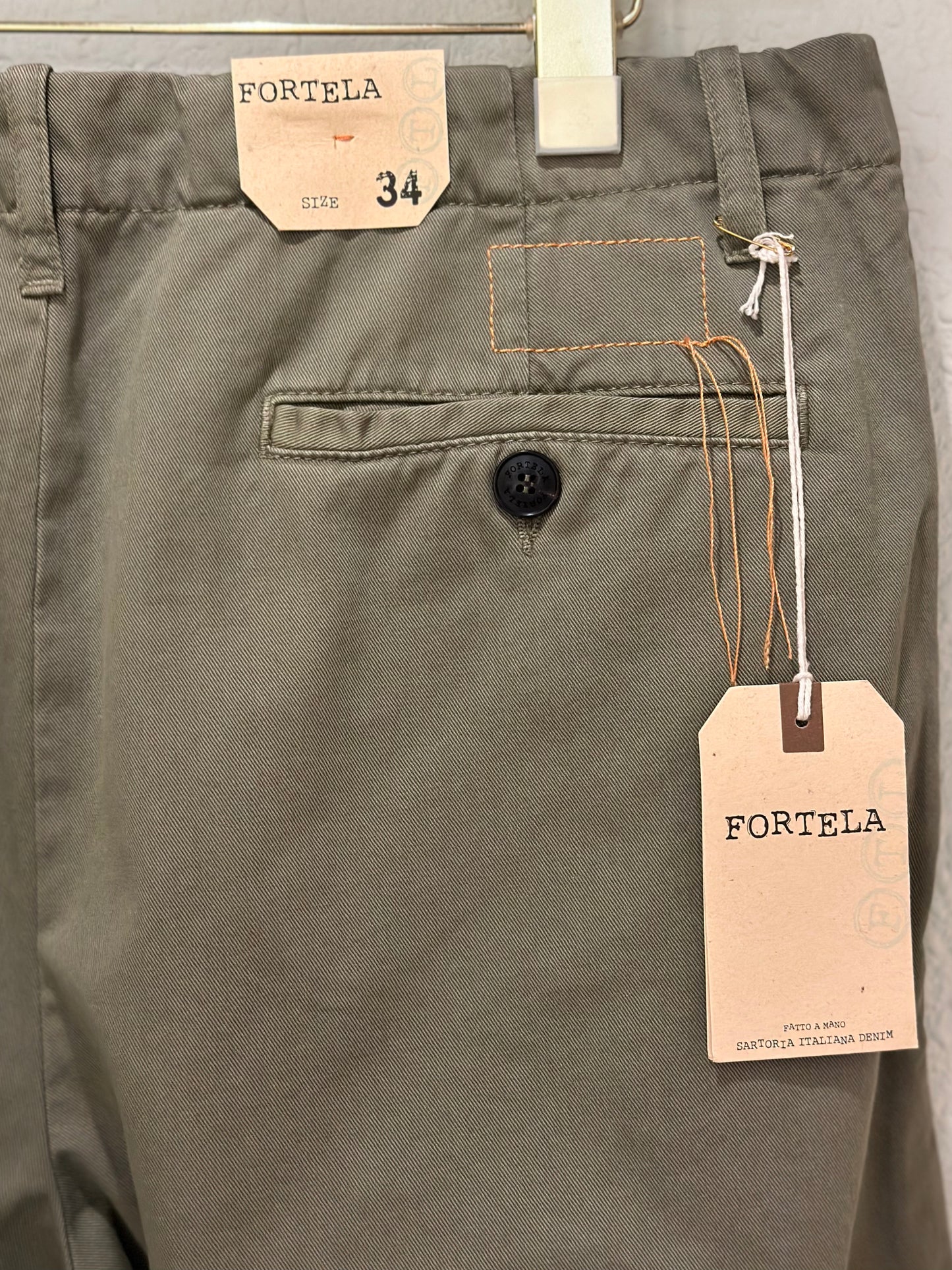 FTA WALLACE Cotton Chino Olive