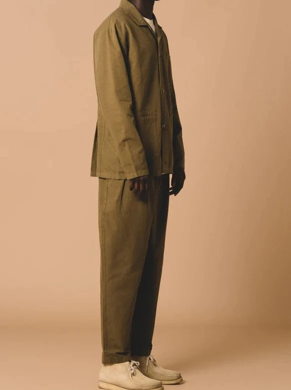 KHE Clyde Pant in Cotton Ripstop Gamekeeper Green