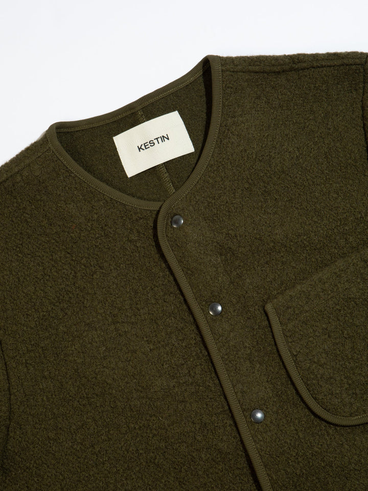 KHE Neist Fleece Overshirt Defender Green
