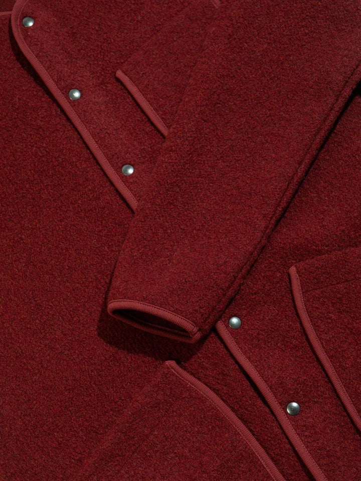 KHE Neist Fleece Overshirt Burgundy