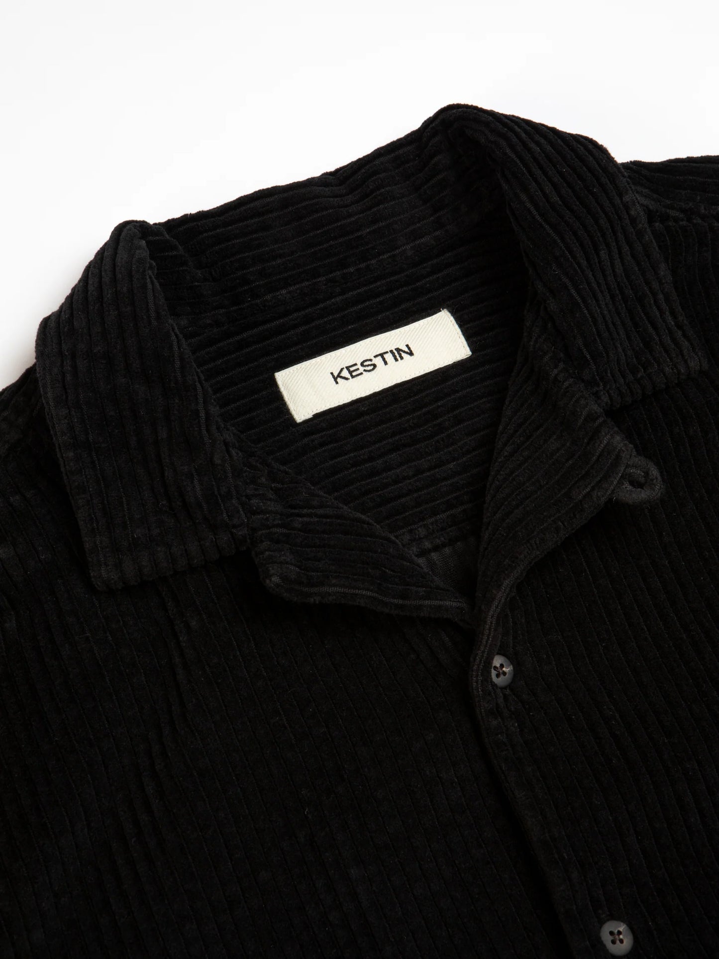 KHE Tain Overshirt Jumbo Cord Ink Black