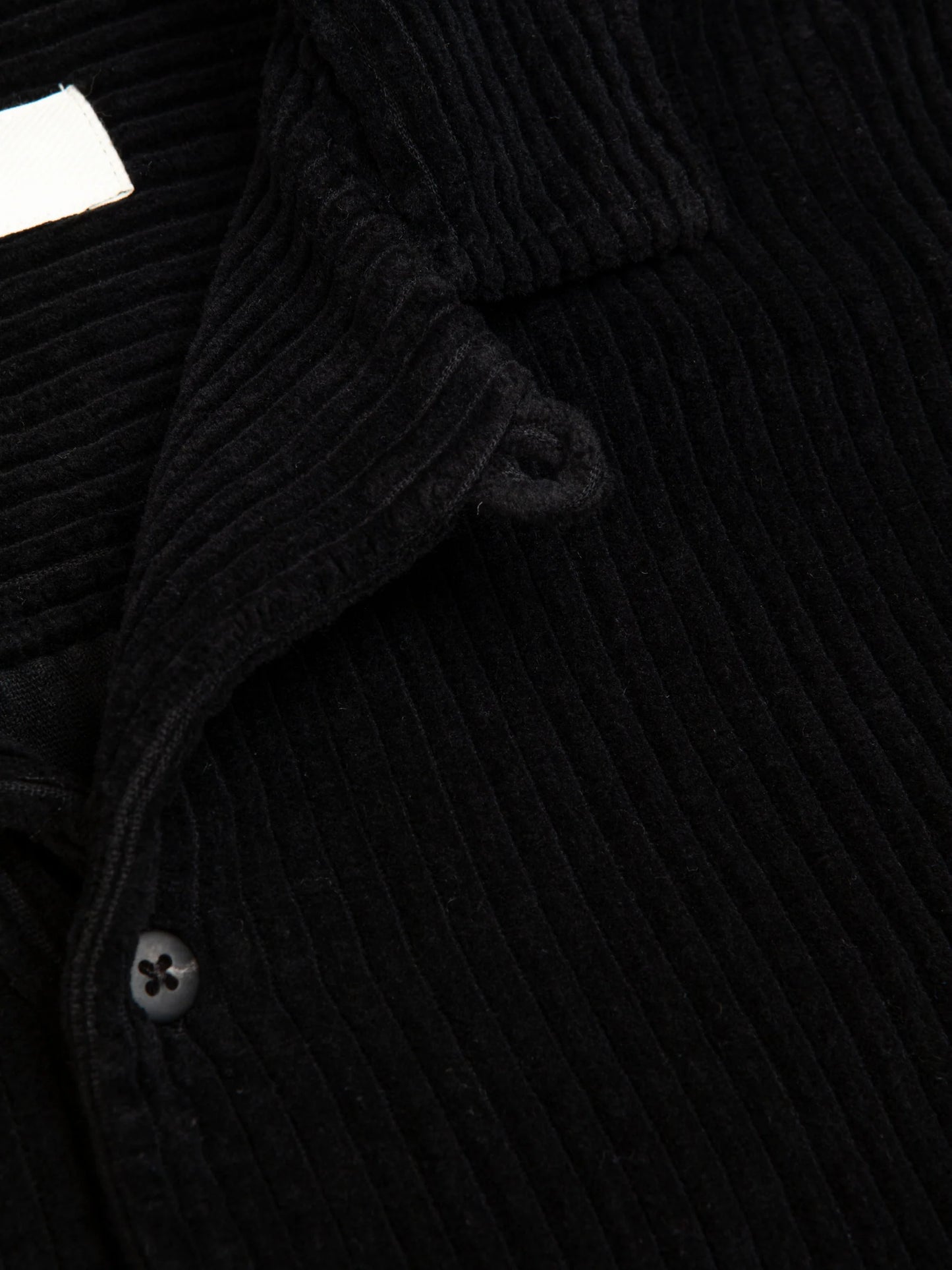 KHE Tain Overshirt Jumbo Cord Ink Black