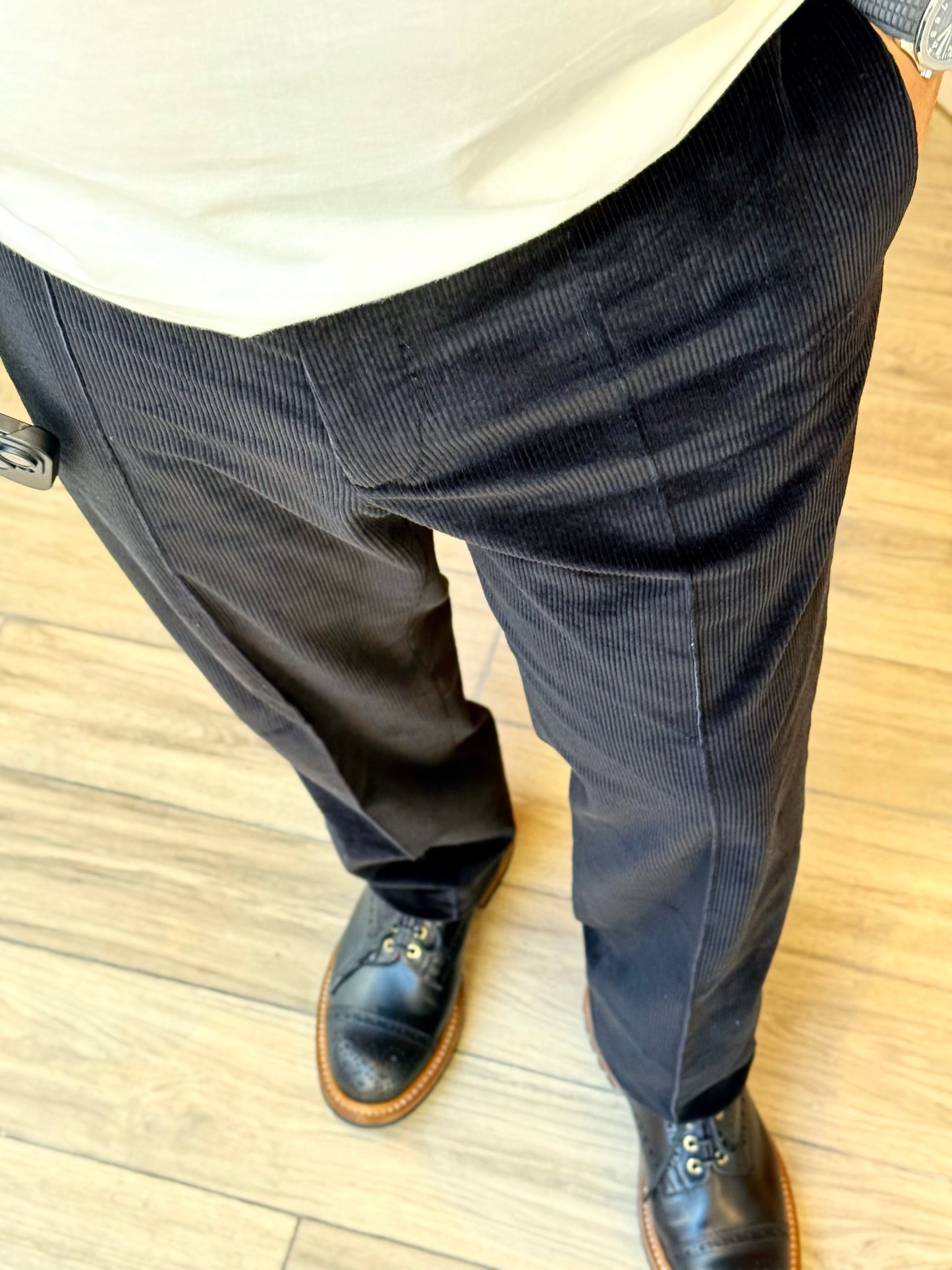 GBS MASACCIO/3G Corduroy Trousers A5771 Black