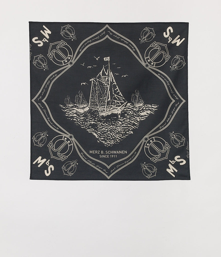 MERZB Cotton Bandana Charcoal