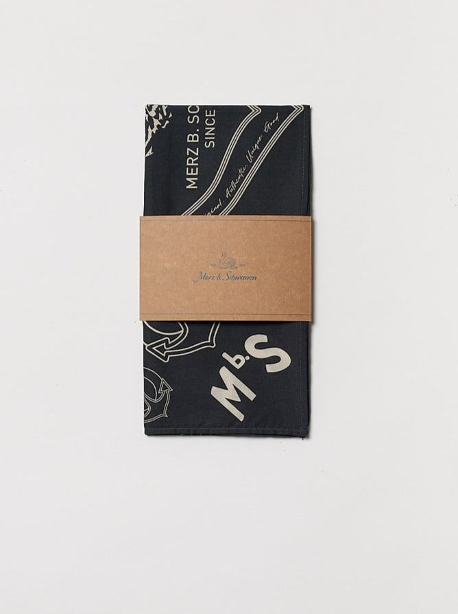 MERZB Cotton Bandana Charcoal