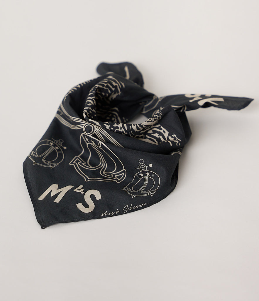 MERZB Cotton Bandana Charcoal