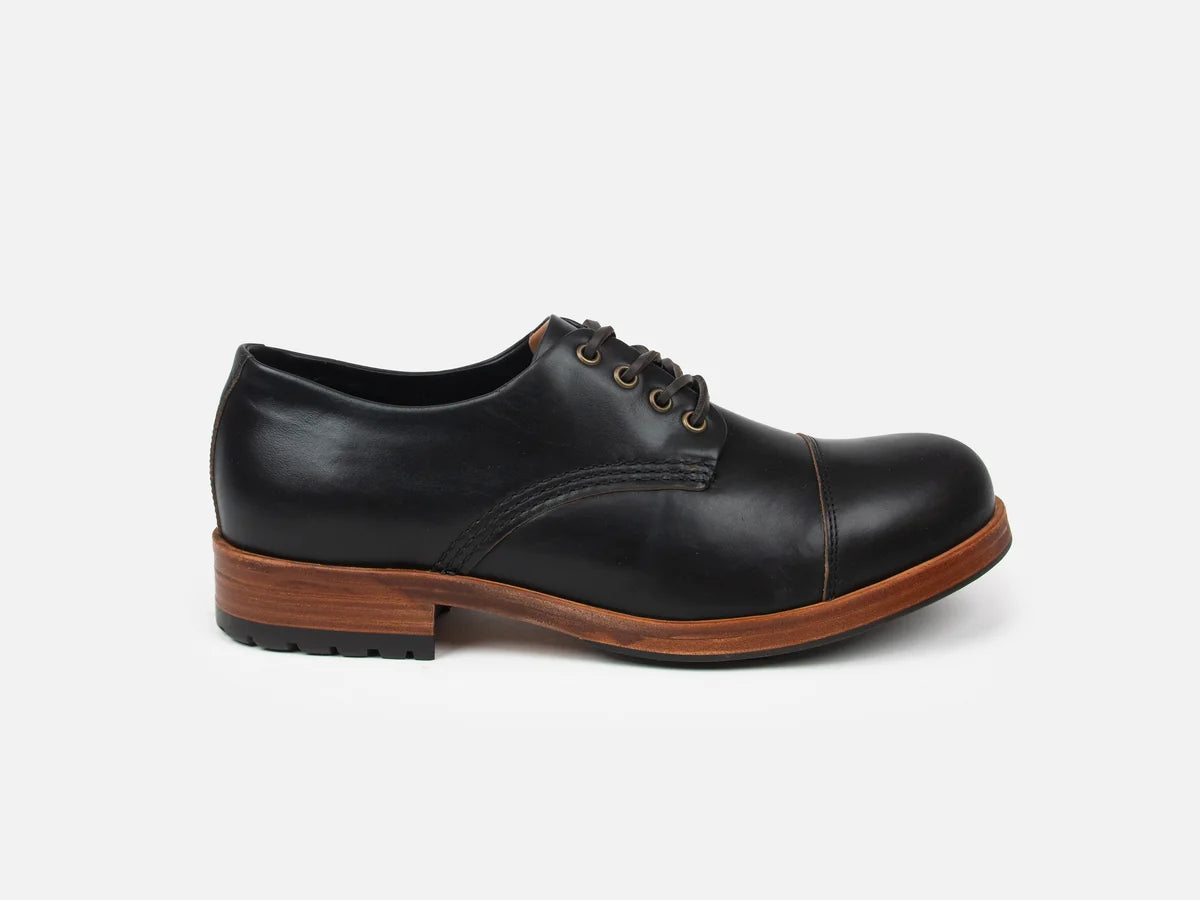 Goral CASTLETON Traditional Service Shoe Horween Black