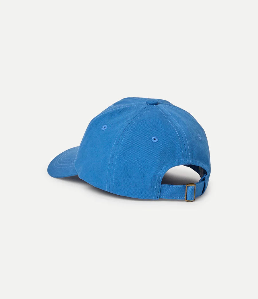 MERZB CAP01 Swan Logo Organic Cotton Twill Cap Wash blue/nature