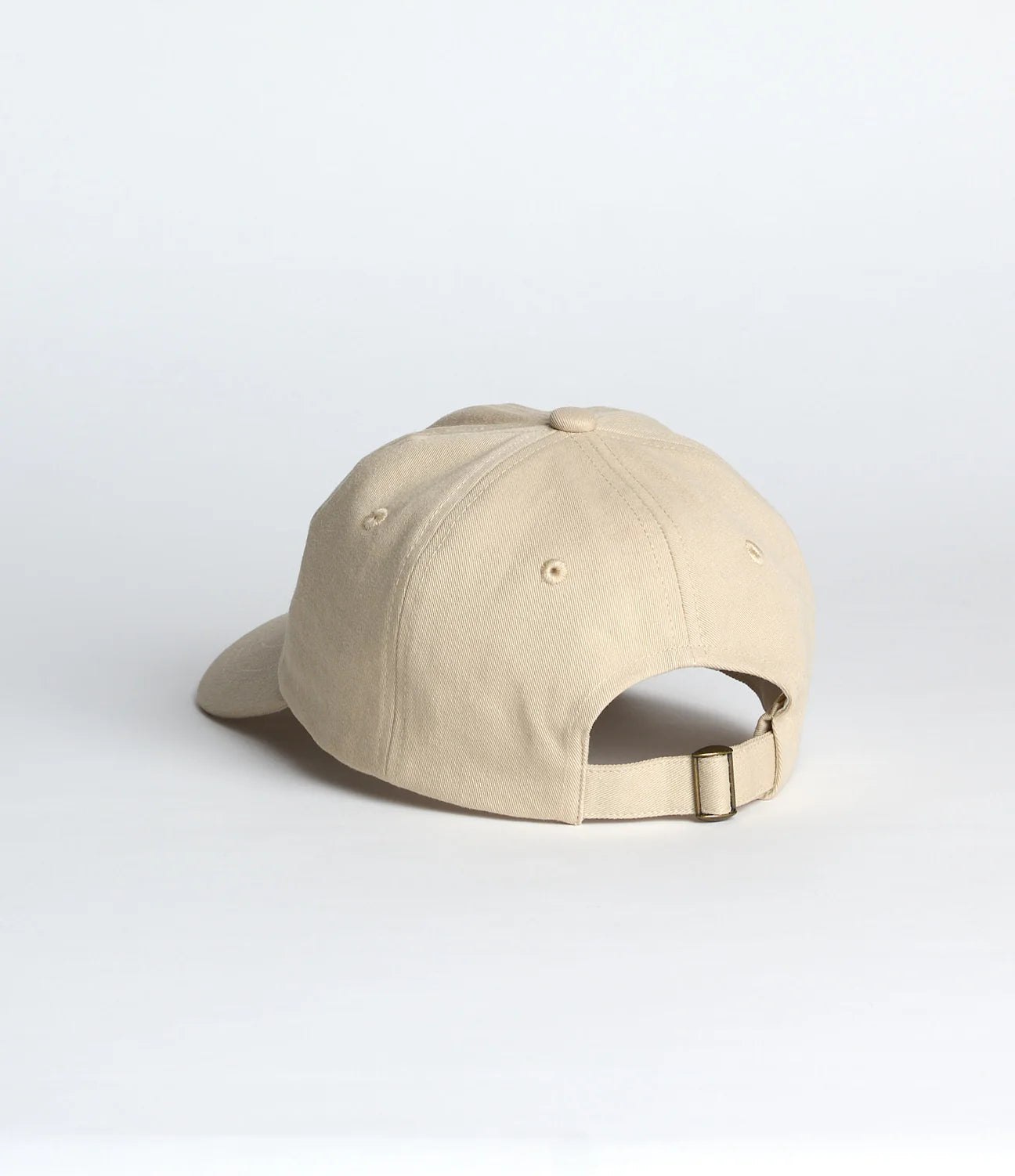 MERZB CAP01 Swan Logo Organic Cotton Twill Cap light khaki/deep blue