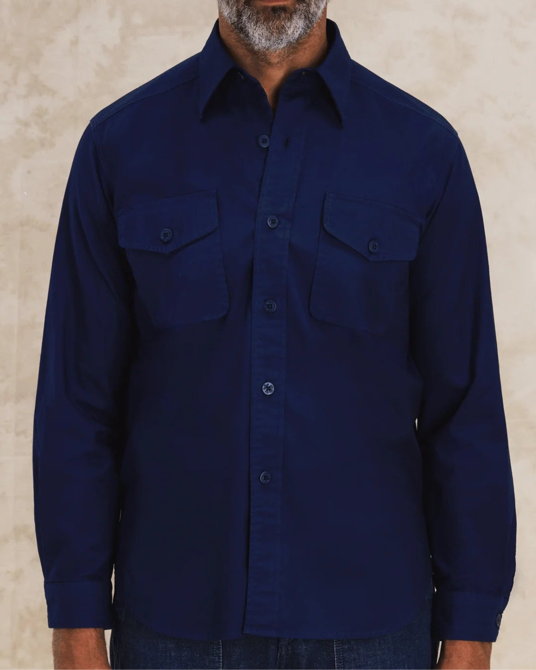 FTA CPO Overshirt Cotton Indigo