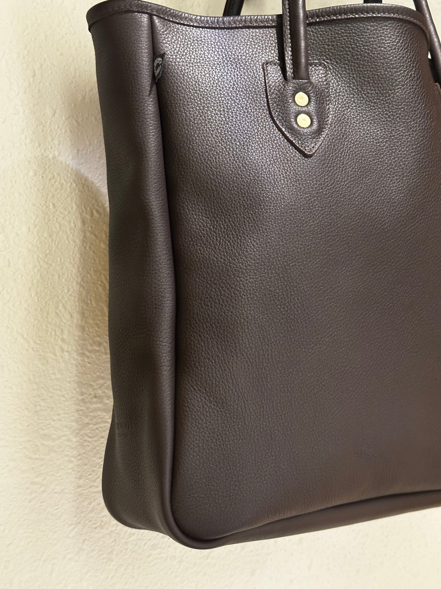 CRT Soft Grain Leather Field Tote Bag