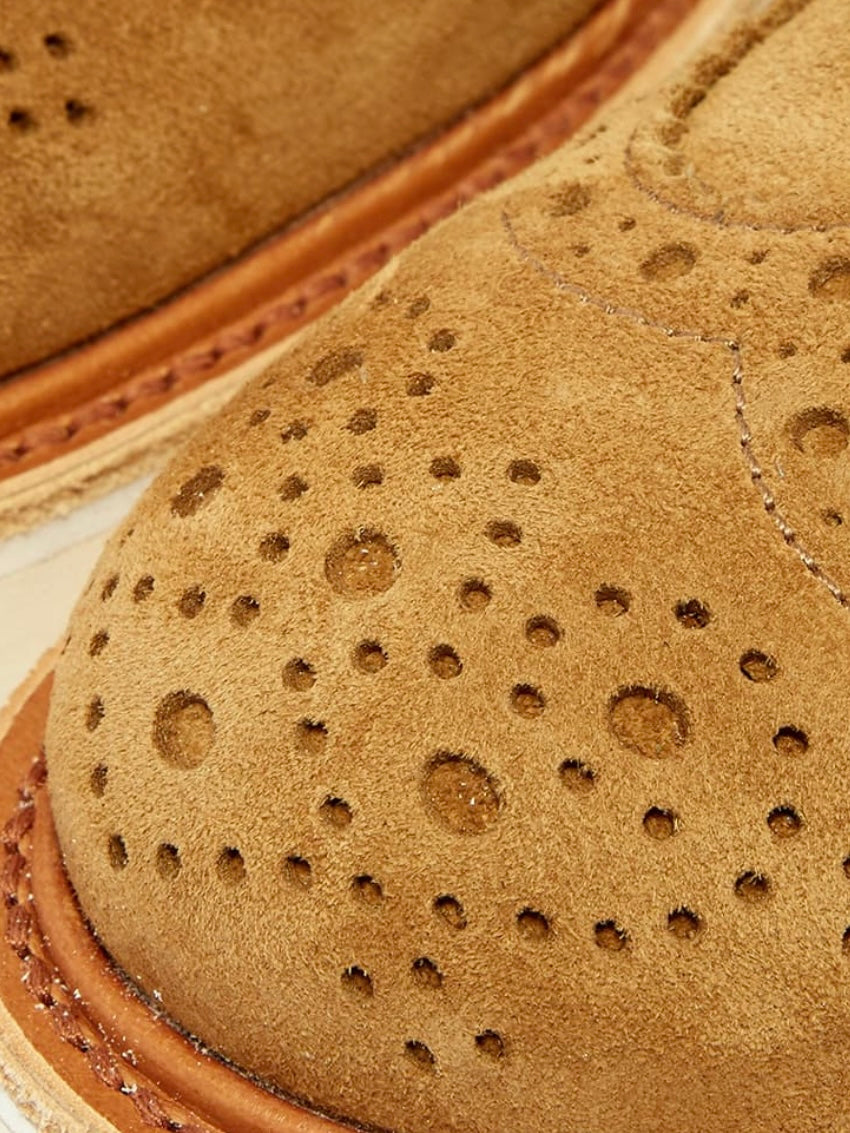 TKS BOURTON Vibram Sole Reverse Suede Peanut Kudu