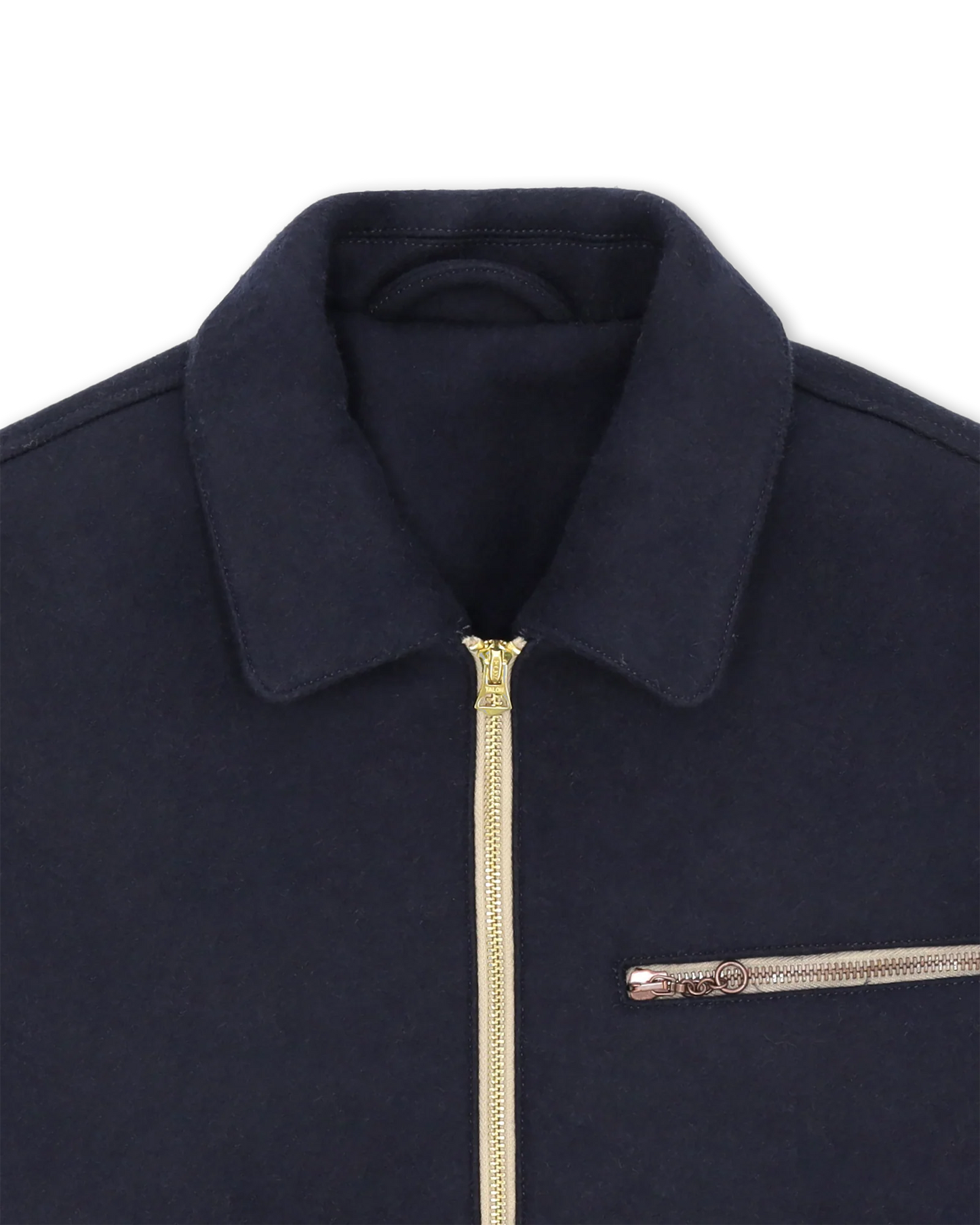 FTA George Wool Zip Jacket Navy