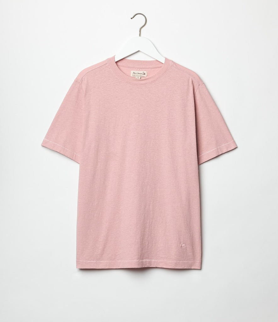 MZB HPT01 Relaxed Fit T-Shirt Cotton/ Hemp 5.4oz Faded Peach