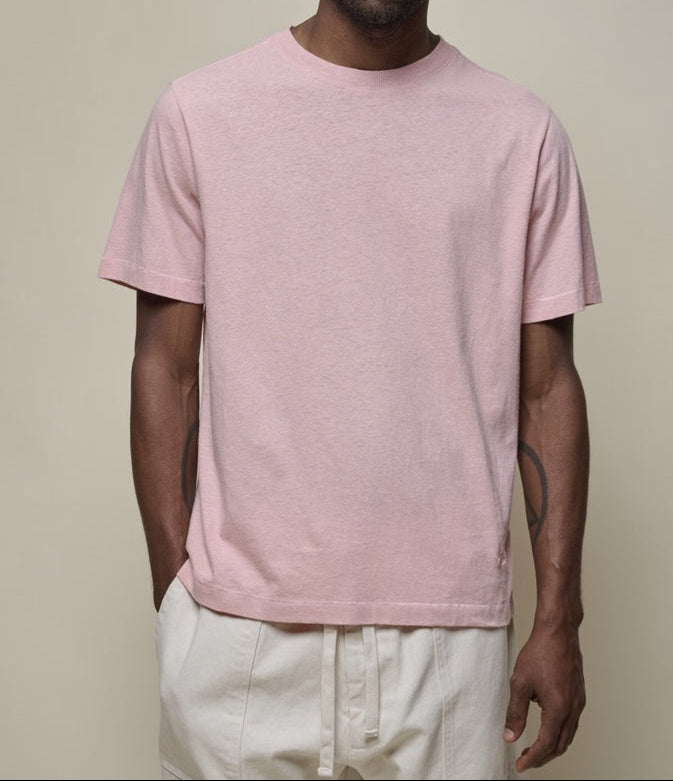 MZB HPT01 Relaxed Fit T-Shirt Cotton/ Hemp 5.4oz Faded Peach
