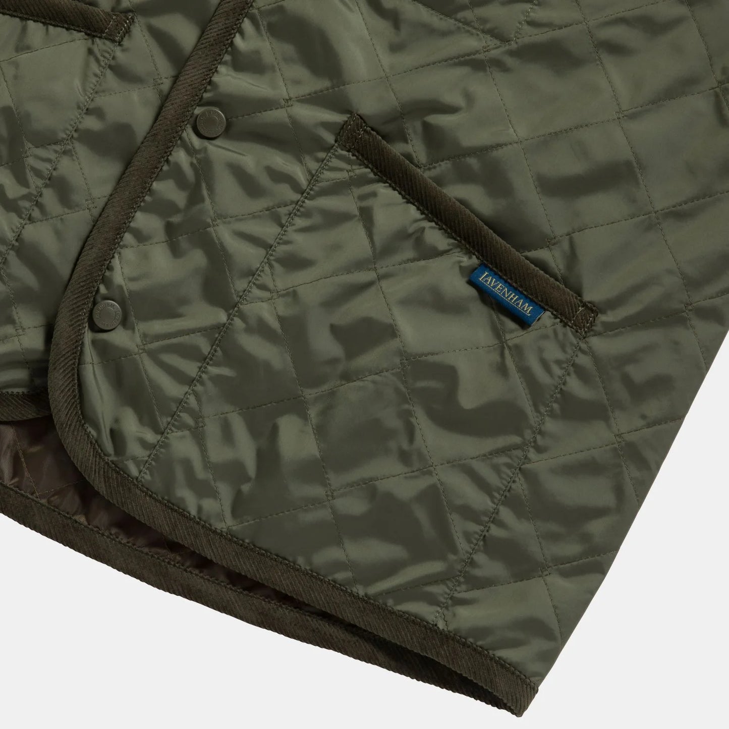 LVH THORNHAM Unwadded Gilet Olive Green
