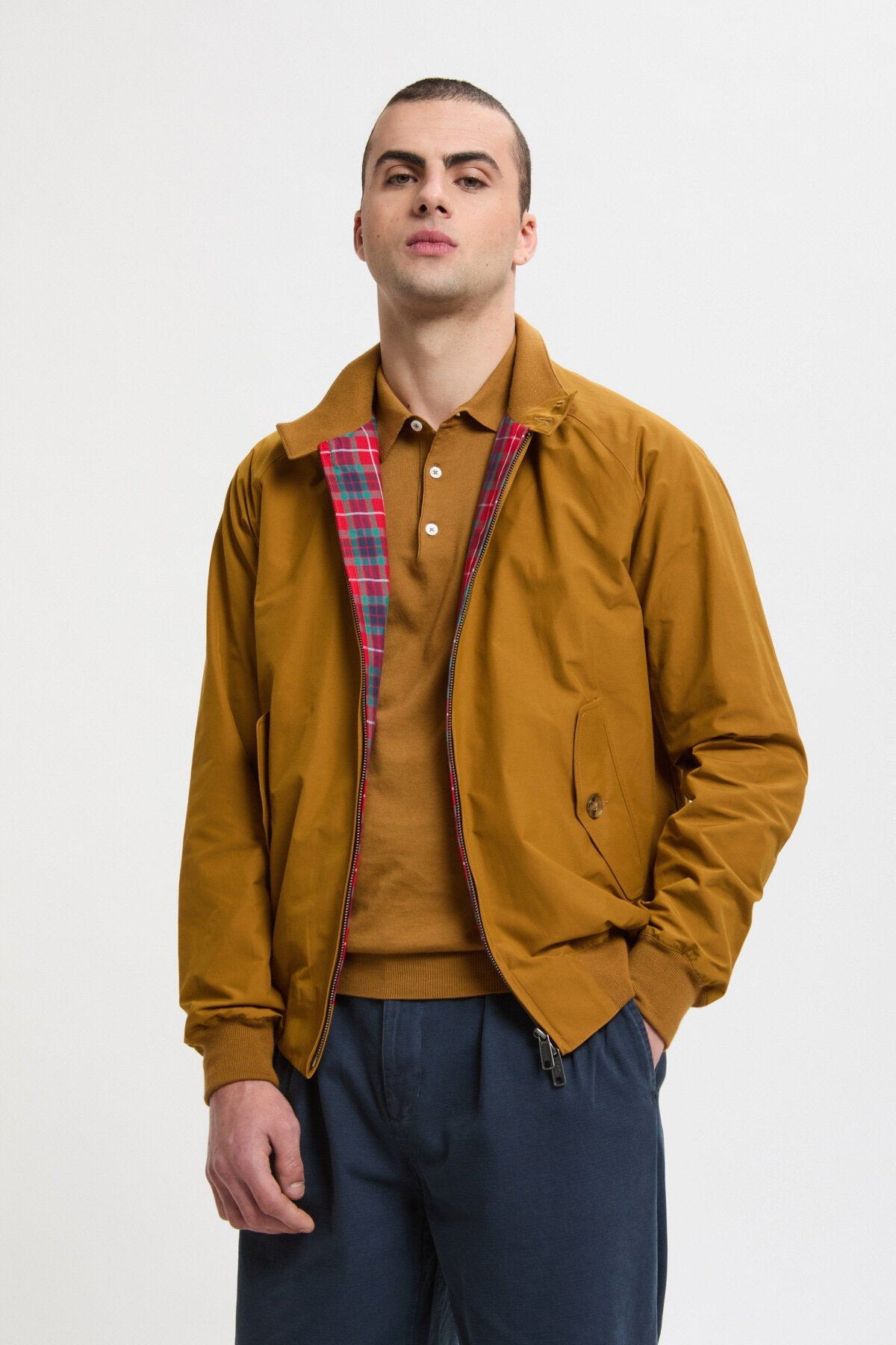 BRA G9 Classic Harrington Jacket Tobacco