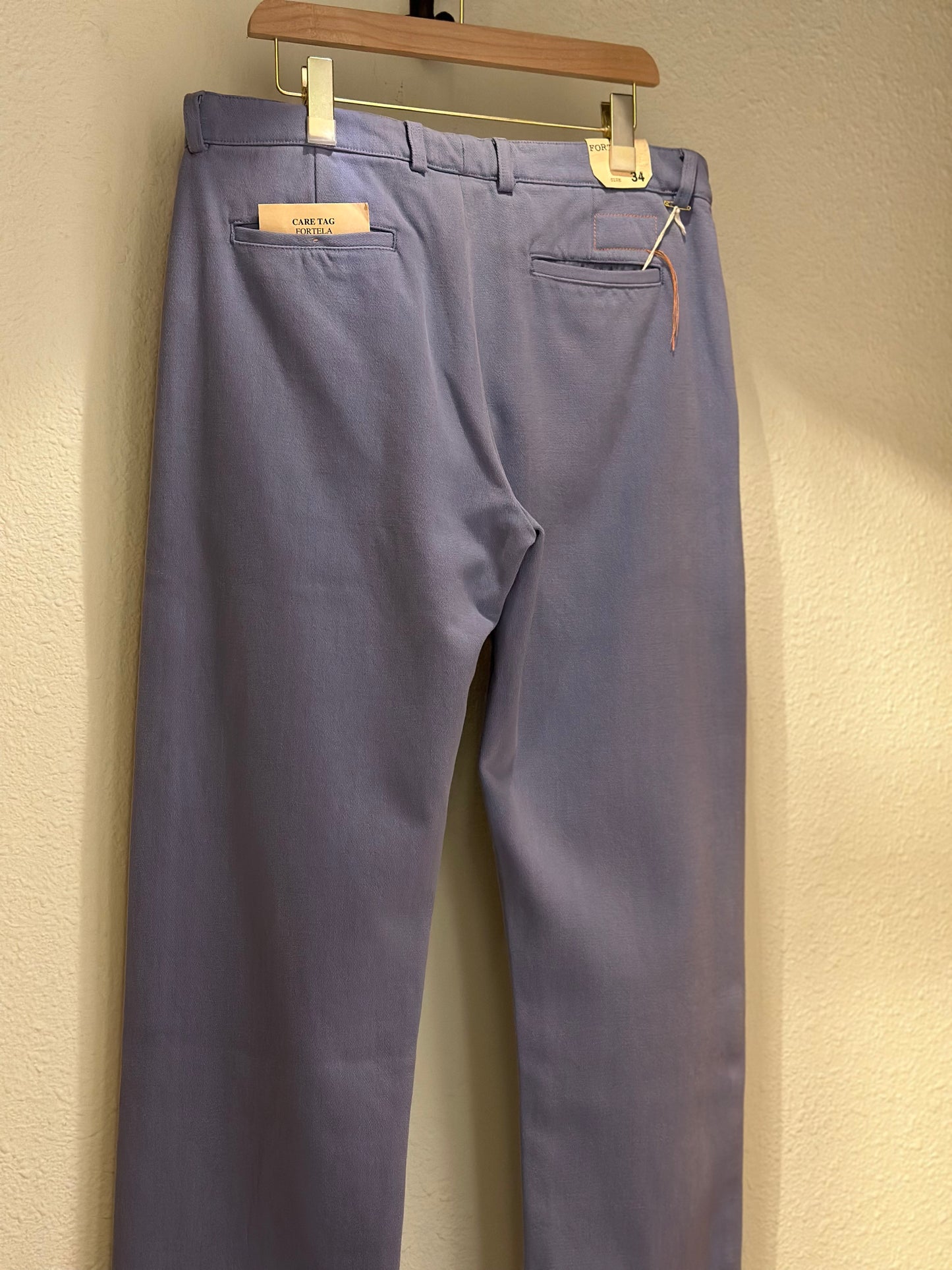 FTA Maine/T Cotton Pants Blue