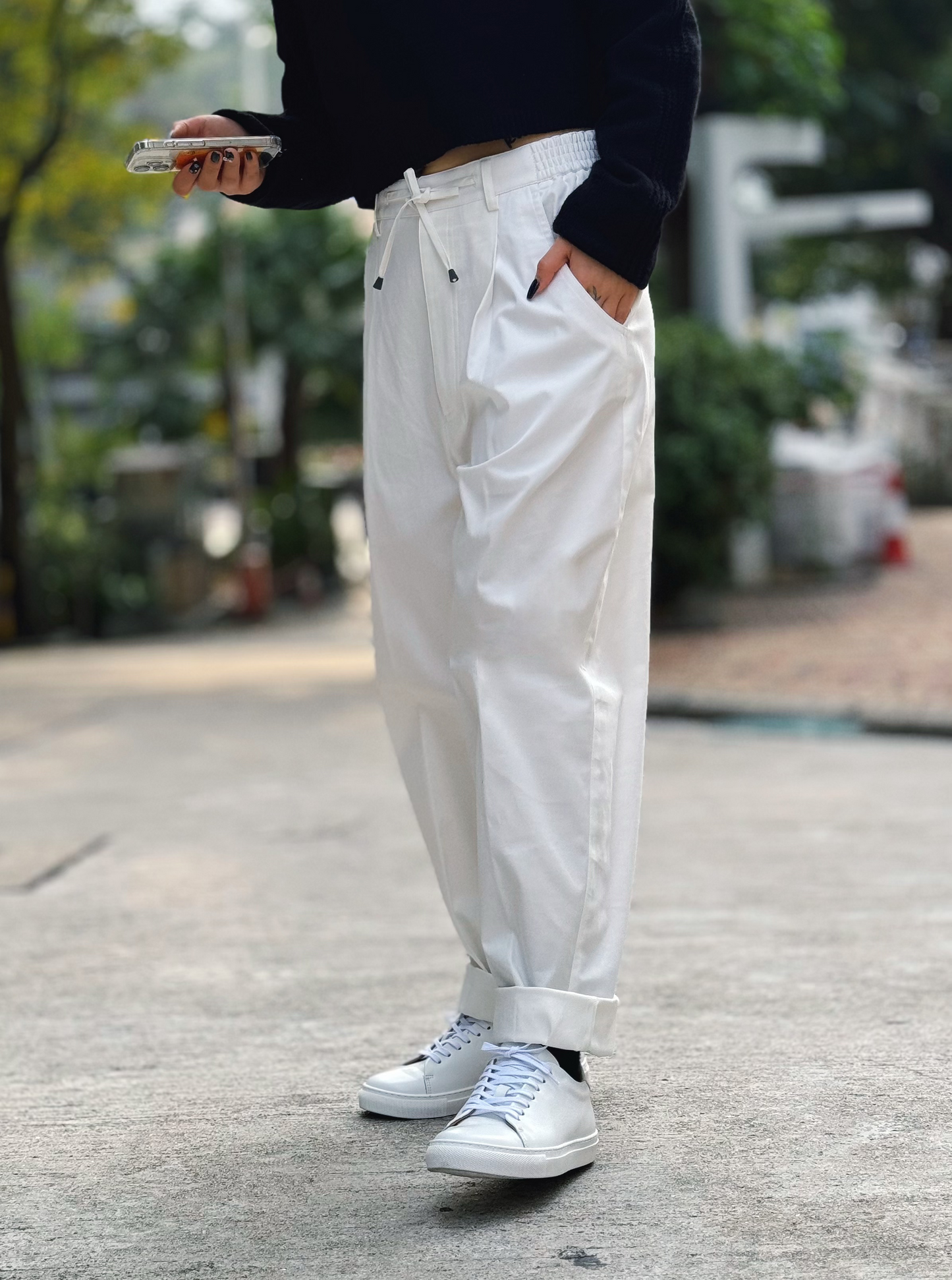 GBS MODERN BOY Trousers A3571 White