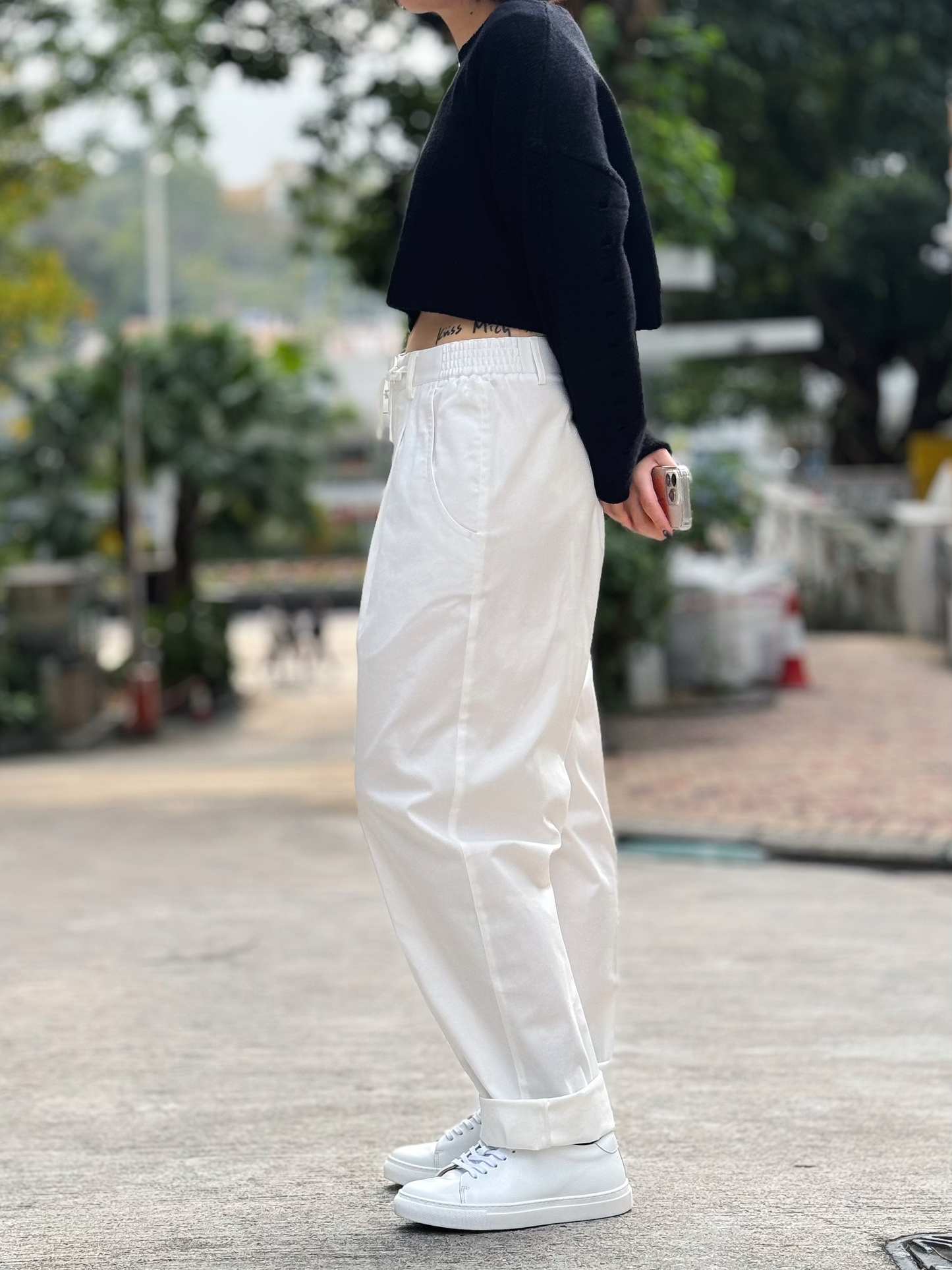 GBS MODERN BOY Trousers A3571 White