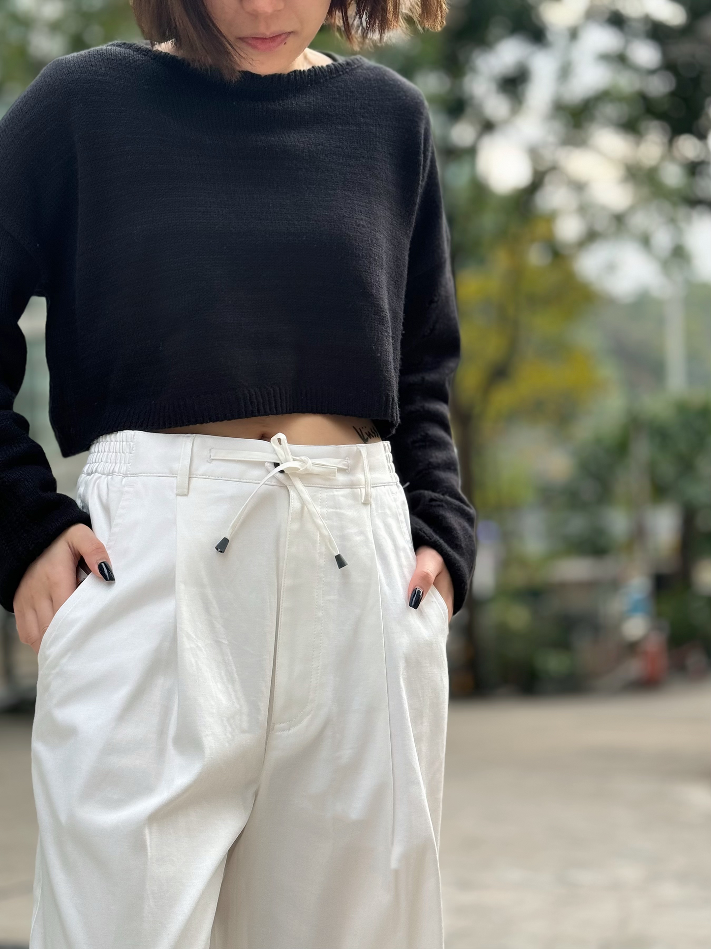 GBS MODERN BOY Trousers A3571 White