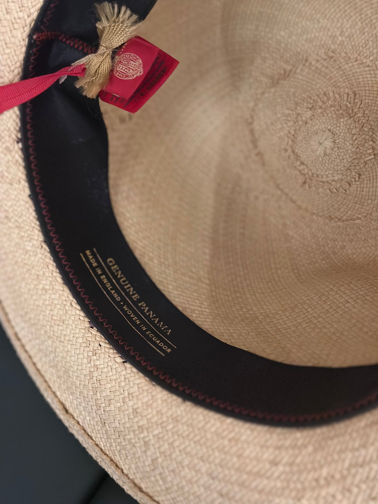 Christys PANAMA Trilby James Stone & blue