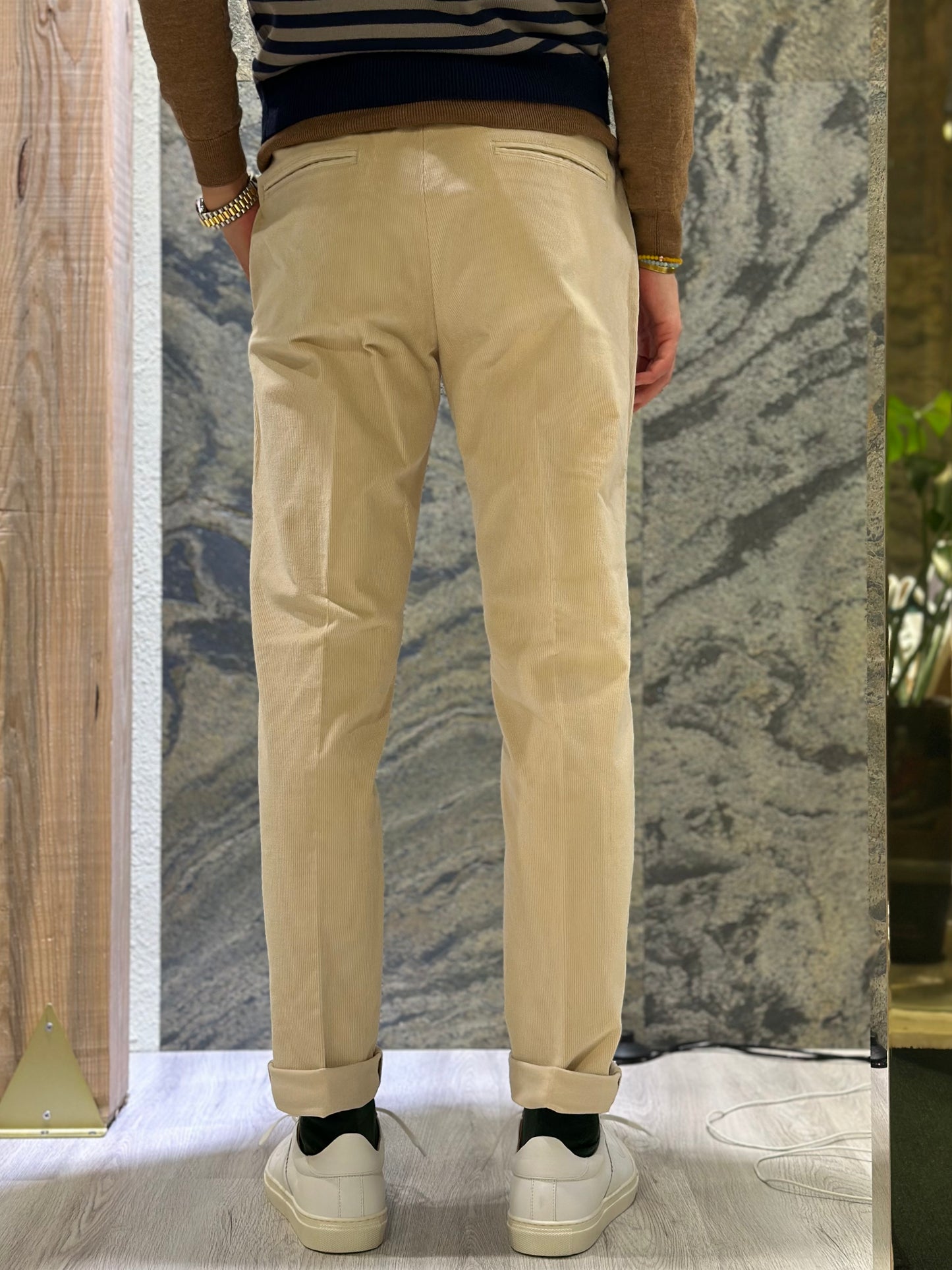 GBS MASACCIO/M1 Chino Corduroy A5656 Off White