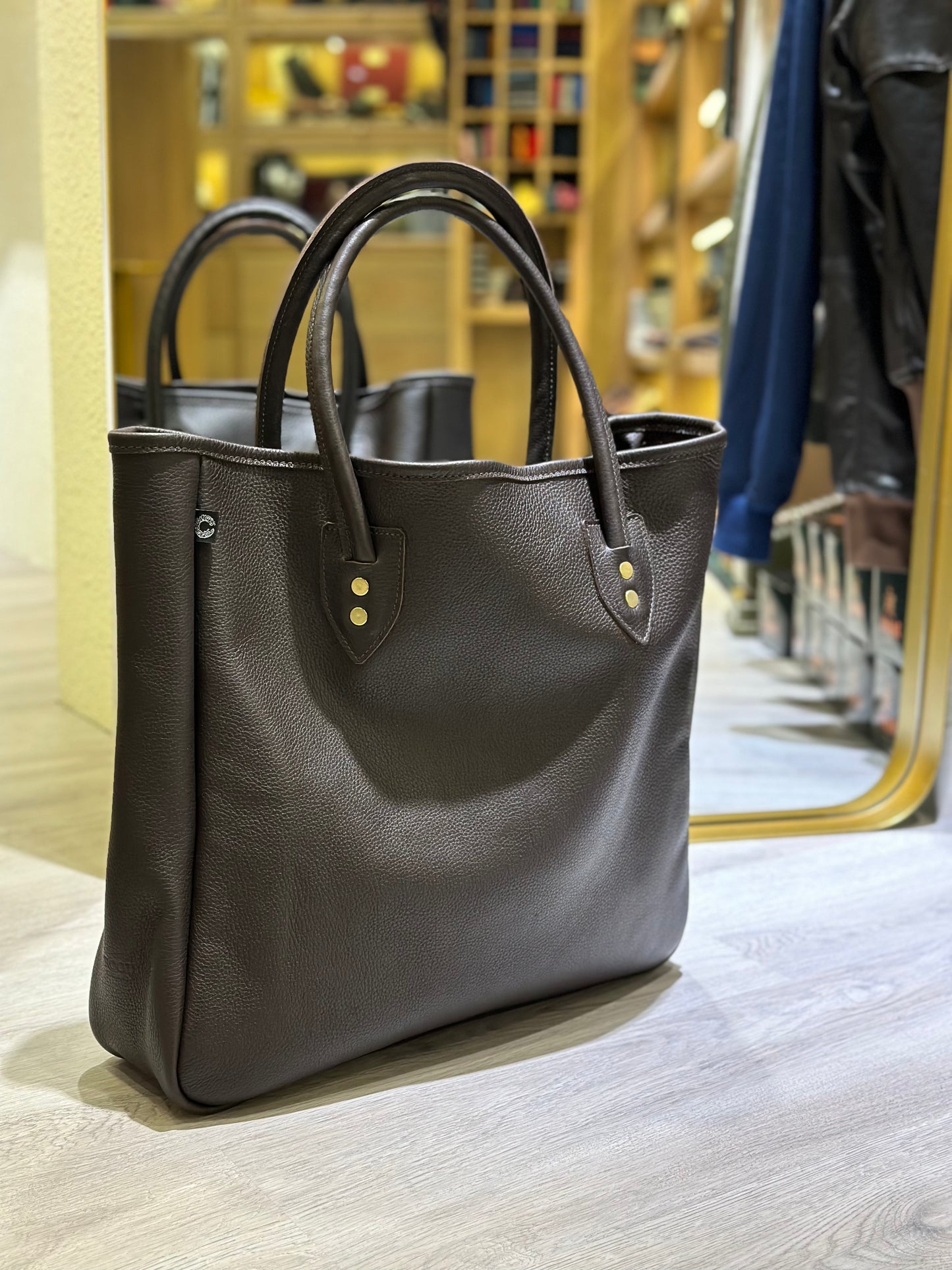 CRT Soft Grain Leather Field Tote Bag