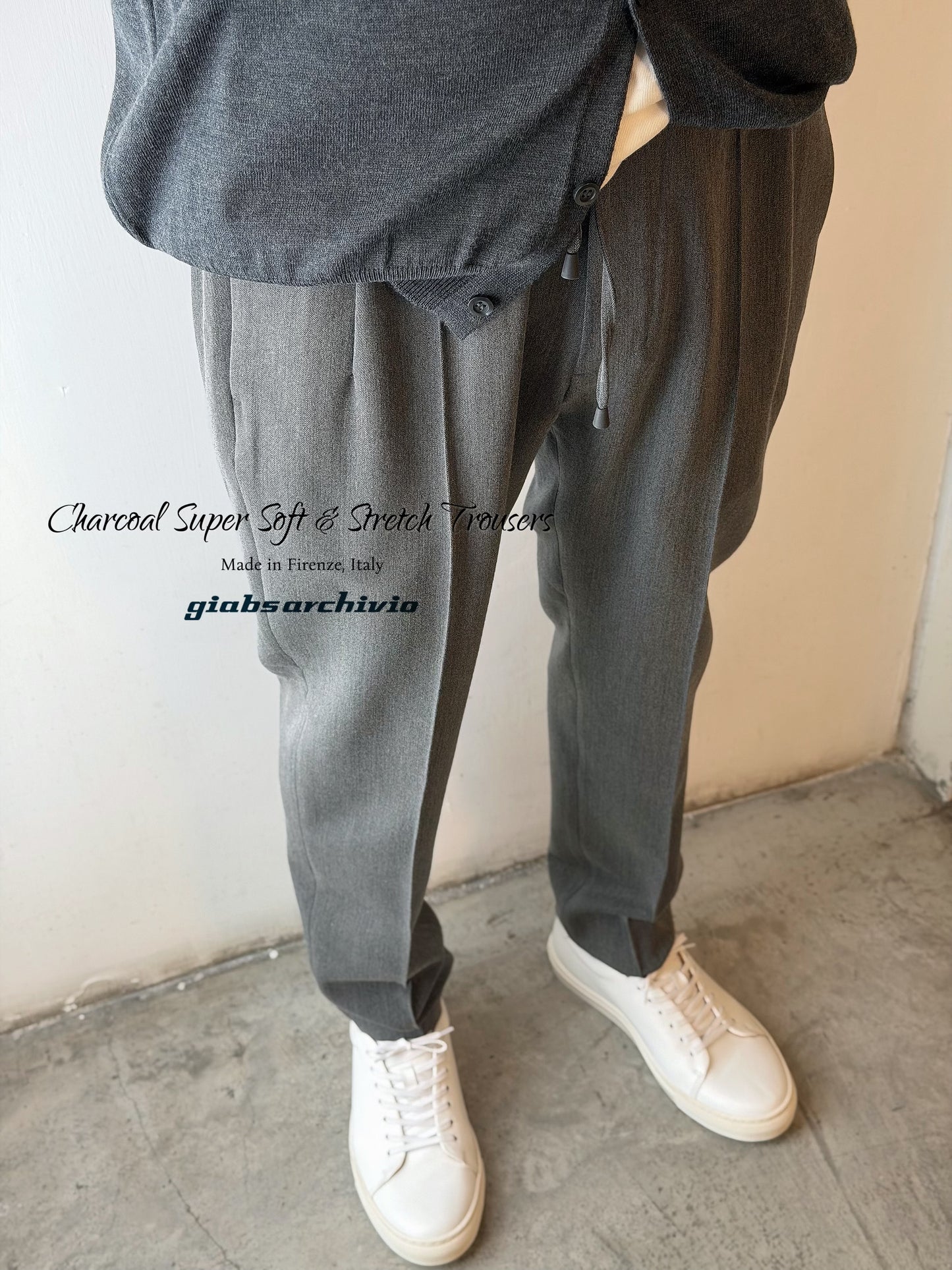 GBS MASACCIO R1 Trousers A5783 Charcoal