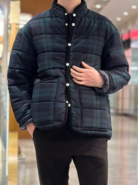 LVH MICKFIELD Wool Blackwatch Big Quilt Jacket