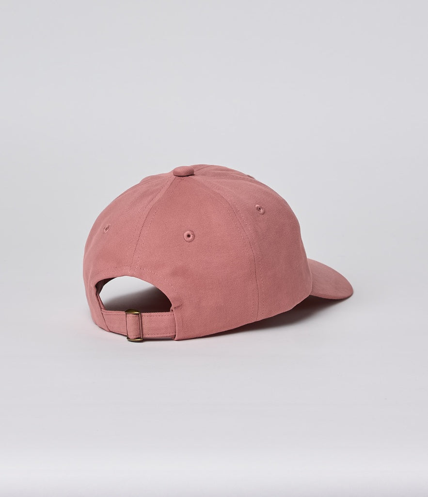 MZB CAP01 Swan Logo Organic Cotton Cap Rosewood