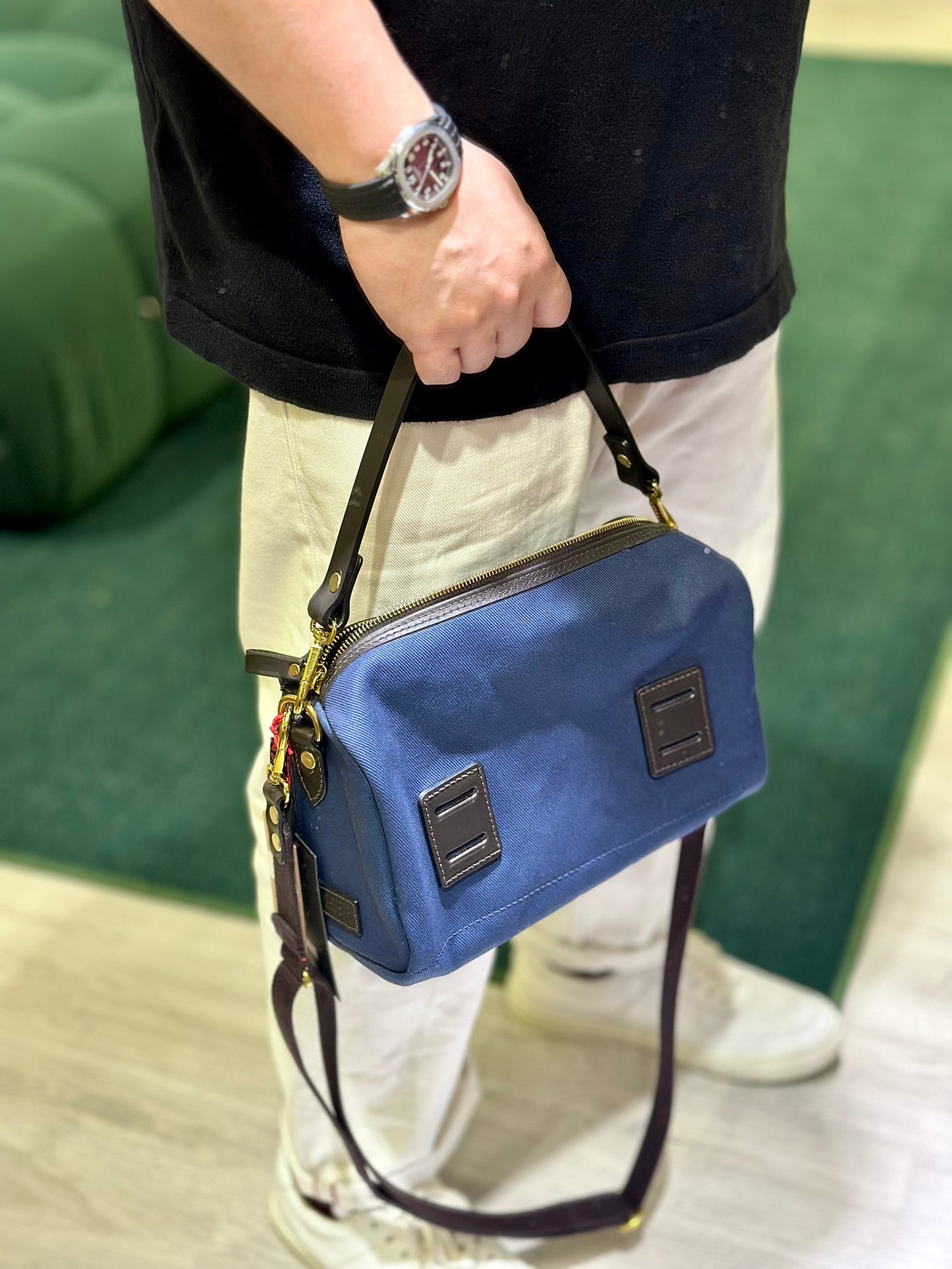 CRT British Twill Mini Tube Bag